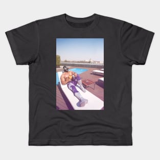 The art of Stock-like photos 3 - Relaxing Wrestler Kids T-Shirt